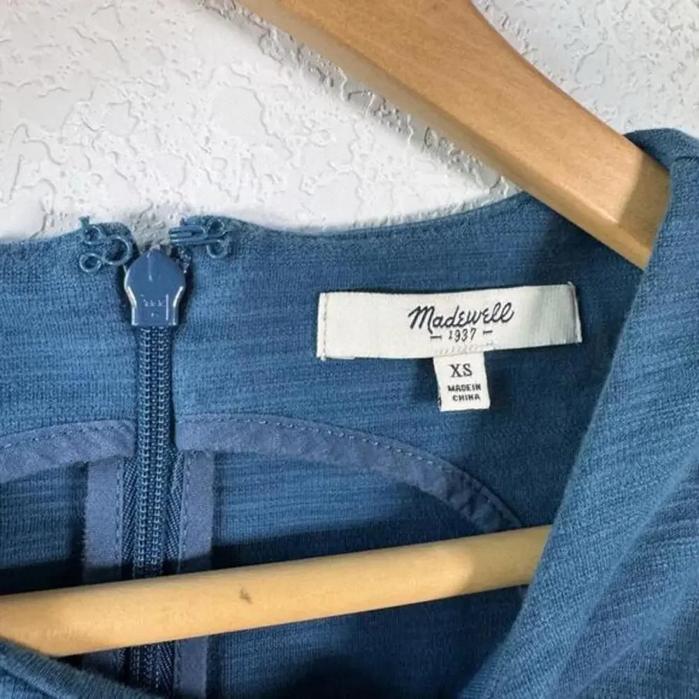 Madewell Teal Sleeveless A Line Dress Size XS‎